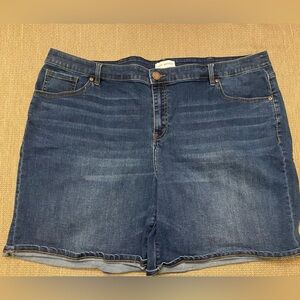 Lane Bryant Denim Midi Shorts